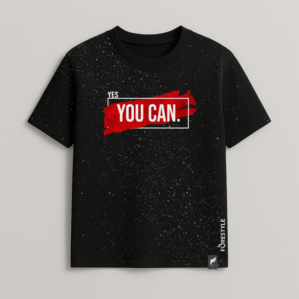 YES YOU CAN – Cosmic Mindset T-Shirt | Forestyle